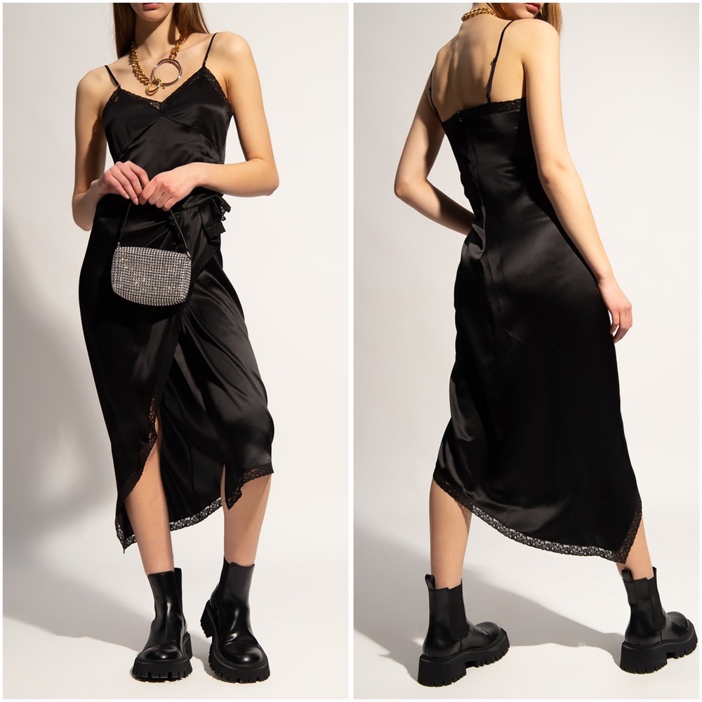 EUC ALEXANDER WANG SILK SLIP DRESS $495 6